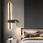 LED Reading Wall Lamp 6W 360-Degree Adjustable With Switch Nordic Bedroom Hotel Decor