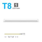 T5 T8 LED Tube 50cm 15W 25W SMD2835 170° CRI 80+ AC 85-265V Warm Neutral Cool White