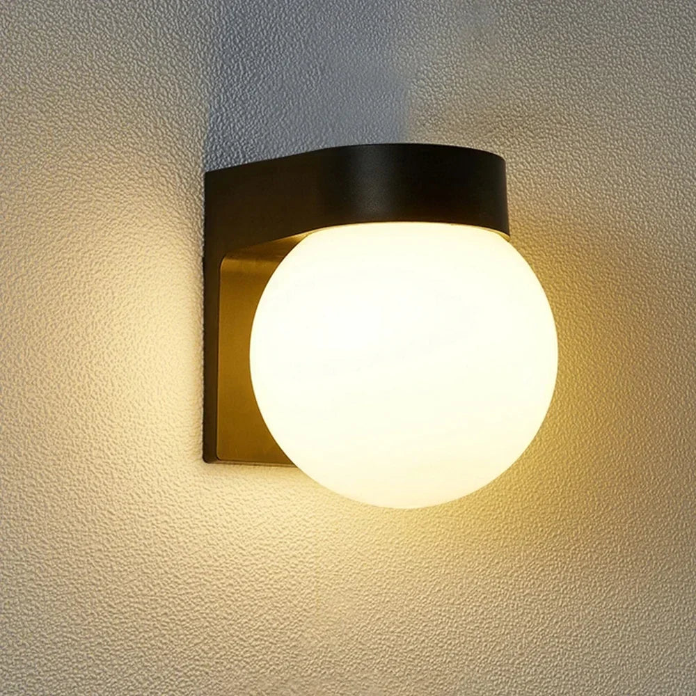 15W 20W 30W IP65 LED Outdoor Wall Lamp No Sensor Surface Mounted AC 85-265V Porch Garden
