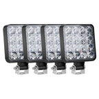 48W LED Work Light Bar Combo Beam 6500K IP65 DC 12-24V Stainless Bracket Offroad ATV Truck