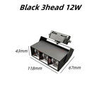 Dimmable LED Track Spotlight 12W-40W Epistar CRI 90+ 110lm/W 3-CCT AC 90-260V Aluminum