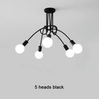 Modern Minimalist Branch Chandelier E26 E27 Iron AC 110-240V Hotel Restaurant Living Room