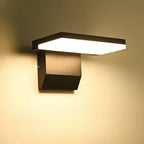 IP65 LED Outdoor Wall Light 18W Warm White Foldable Aluminum Sensor AC 85-265V Garden Courtyard Street Home Decor Wall Lamp