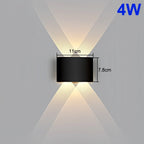 LED Outdoor Wall Light IP65 Waterproof 4W 6W 8W 10W Garden Porch Lamp AC85-265V