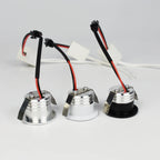 3W Mini COB LED Recessed Downlight 60° CRI 80 IP44 D37.5mm 30mm Cutout AC 12-220V Dimmable