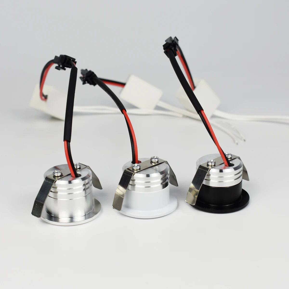 3W Mini COB LED Recessed Downlight 60° CRI 80 IP44 D37.5mm 30mm Cutout AC 12-220V Dimmable