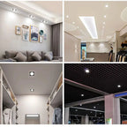 Dimmable Square LED Recessed Downlight 3W 5W 7W 9W 12W 15W CRI 85+ 120° AC 110-220V