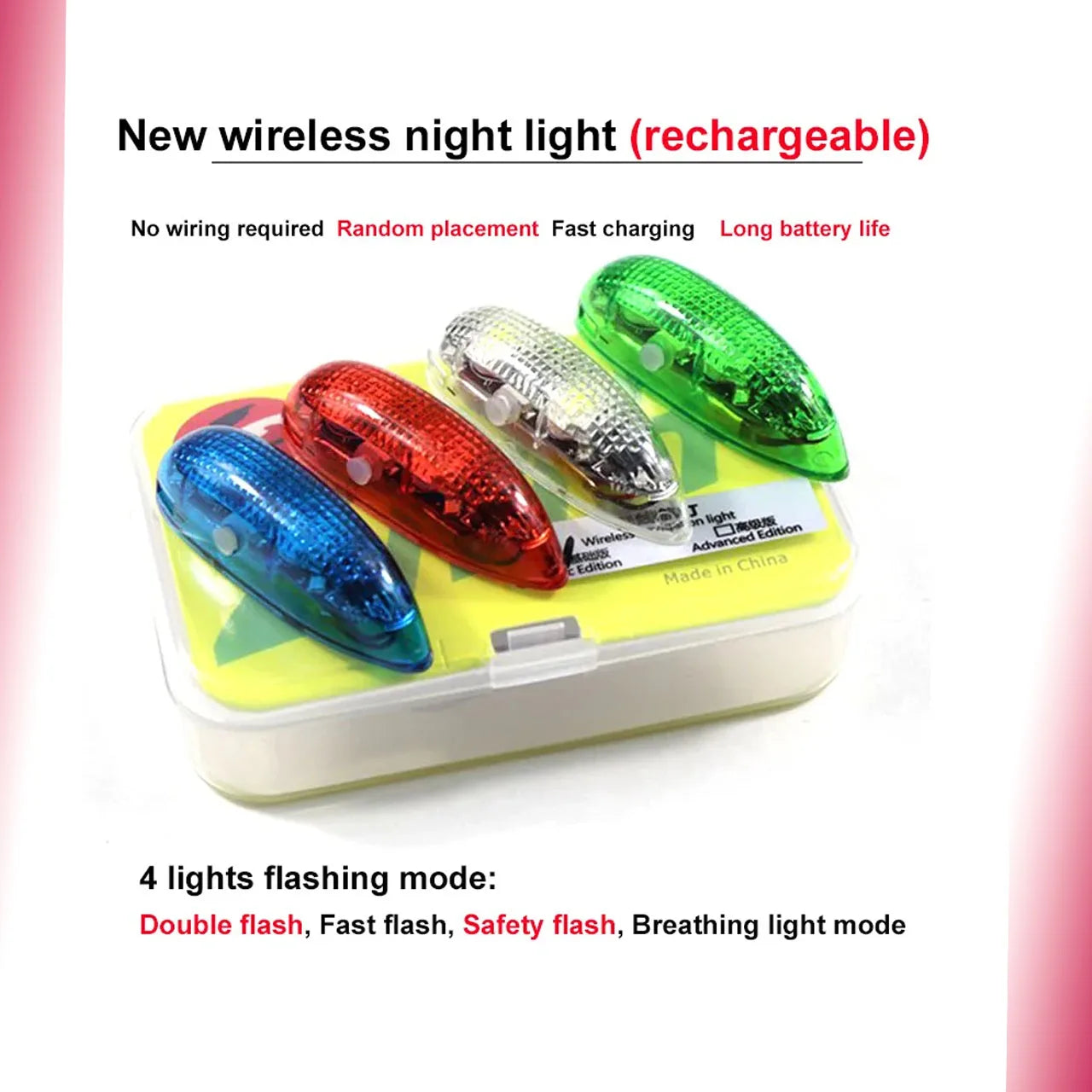 ZMR RC Navigation LED Light 4 Modes Rechargeable Li-Po 85mAh 5g 47mm Airplane Drone