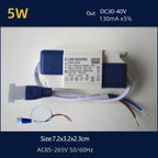 LED Driver Constant Current 20W 30W 36W 40W 50W DC 24-42V 500-1200mA AC 110-120V Input