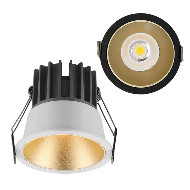 Dimmable COB LED Recessed Downlight 5W 7W 10W 12W 15W 18W 20W 24W AC 110-220V