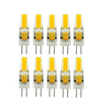 10-Pack G4 COB LED Bulb 360° AC/DC 12V Warm Cool White Chandelier Spotlight 38mm