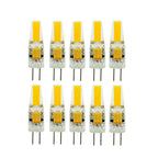 10-Pack G4 COB LED Bulb 360° AC/DC 12V Warm Cool White Chandelier Spotlight 38mm