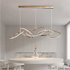 Modern Multi-Head Ironware Acrylic Pendant Chandelier 3-7 Heads 40-120W Dimmable AC 90-265V