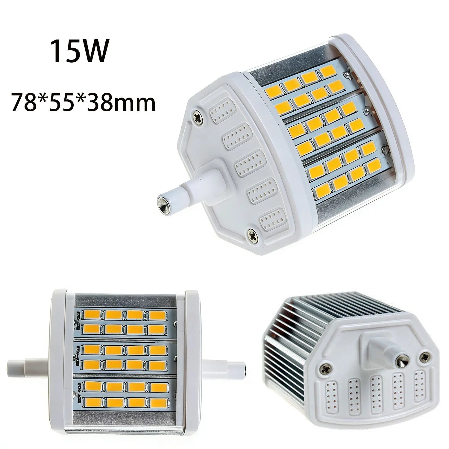 R7S LED Tube 15W 20W 25W 30W 78mm 118mm 135mm 189mm Epistar 120lm/W 270° AC 85-265V