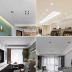 Ultra-Thin LED Recessed Downlight 3W-30W 120° CRI 85+ 95-110lm/W AC 85-265V 3-Color