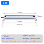 IP67 LED Machine Work Light 5W 10W 12W 15W Waterproof Oil-Proof DC 24-36V AC 110-220V CNC