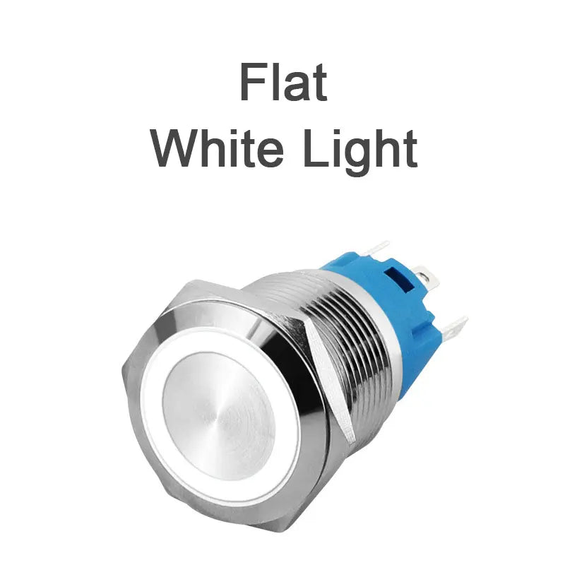 IP65 LED Metal Push Button Switch 12mm 16mm 19mm 22mm 1-3A Momentary Latching 3-220V 5 Colors