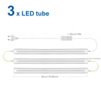 T8 LED Bar Tube Light 25W 50cm 270-Degree SMD2835 Cabinet Kitchen Showcase 110-220V 1-6 Pack
