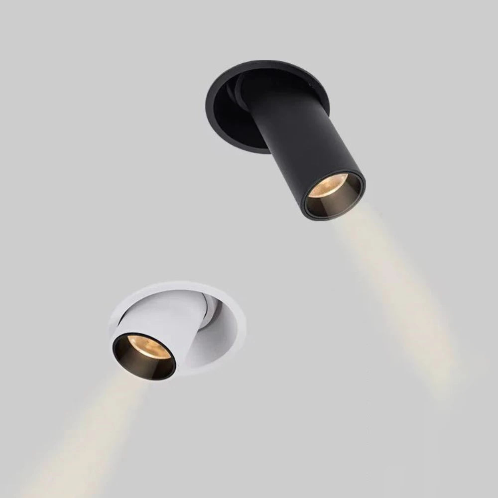 Dimmable 360-Degree Adjustable COB LED Recessed Downlight 5W 7W 10W 12W 15W 18W 20W 24W