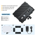20W Bi-Color LED Video Light 2500-6500K Dimmable 180° Tilt NP-F Battery AC Adapter P30