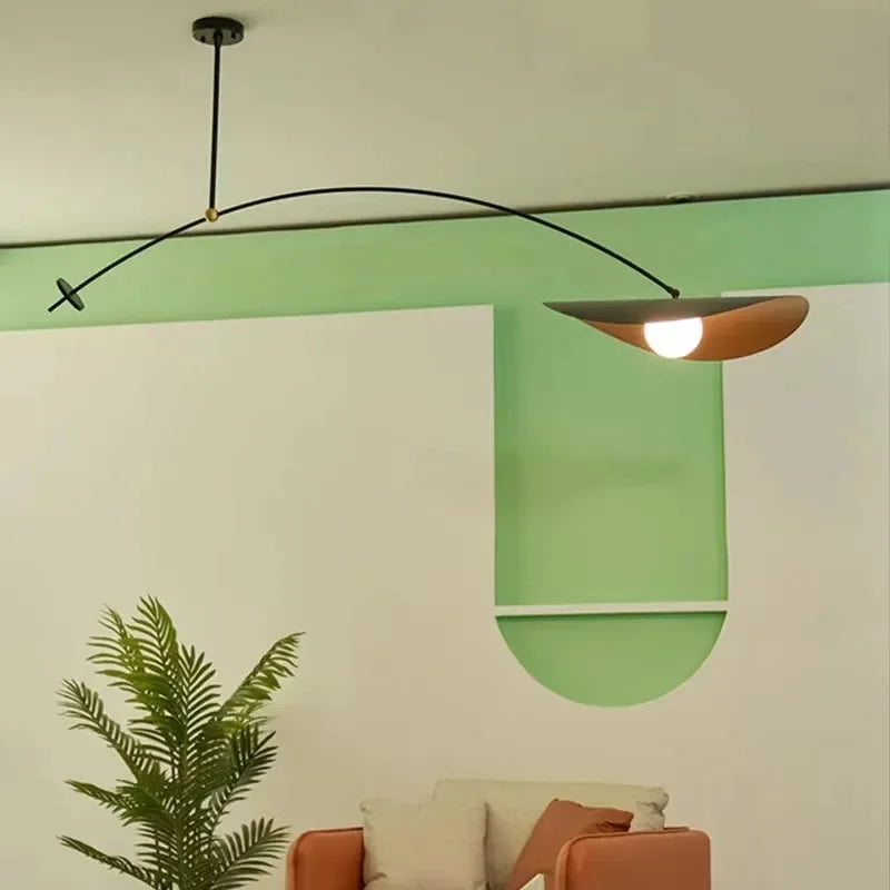 Modern Minimalist G9 Chandelier Iron Frosted Glass Up Down Touch Switch AC 90-260V