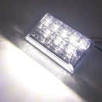 20-LED Truck Side Marker Turn Signal Light 8W DC 24V 65x102mm 4-Wire Universal