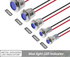 IP65 Waterproof Metal LED Indicator Pilot Light Copper 6mm 8mm 10mm 12mm 14mm 16mm 19mm 22mm 3V 12V 24V Signal Lamp Panel Mount
