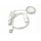 USB 5V Ultra Thin LED Cabinet Spotlight 10W 5730 LED Aluminum Surface Mount 60mm Round Warm White Cool White Indoor RV Caravan