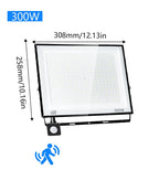 IP66 PIR Motion Sensor LED Flood Light 20W 30W 50W 70W 100W 150W 200W 300W Die Cast Aluminum AC 100-130V or 175-265V Outdoor Garden Security