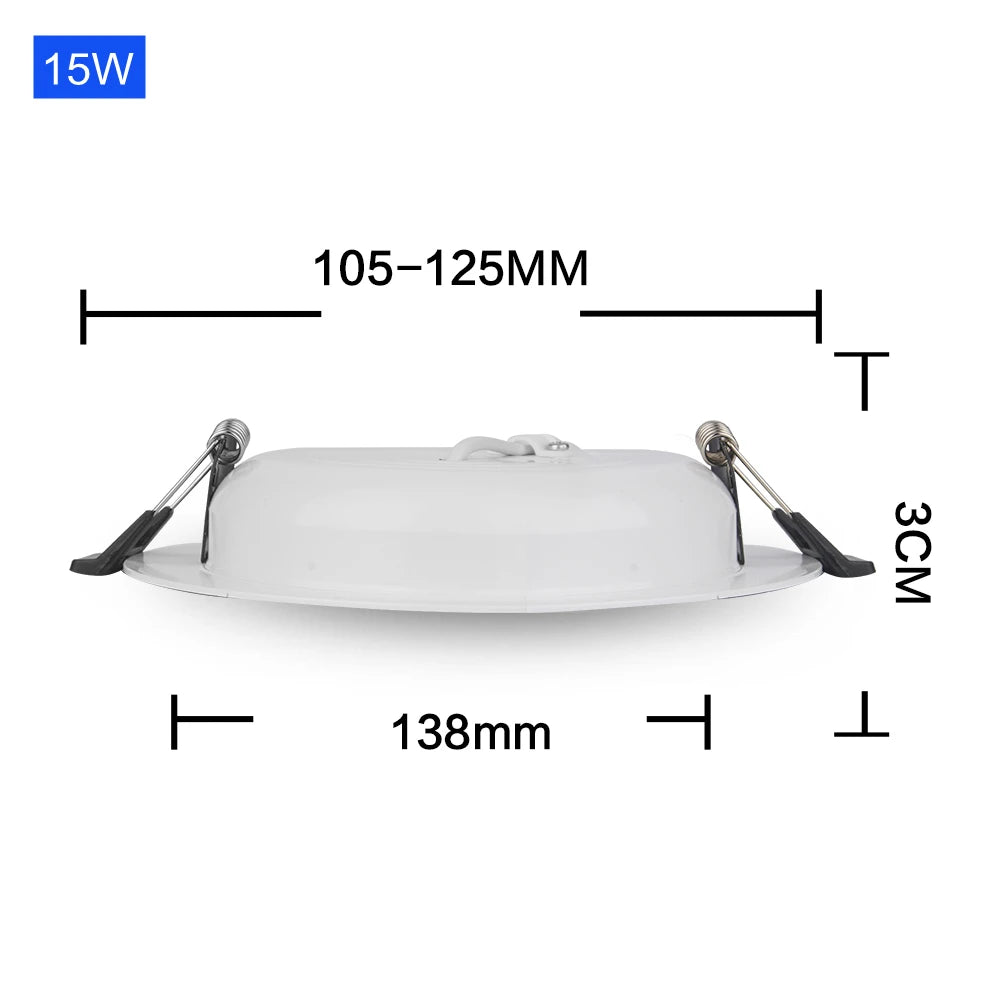 Low Voltage LED Recessed Downlight AC DC 12V 24V 36V 3W 6W 9W 12W 15W 18W 24W 36W SMD 2835 Aluminum Warm White Cool White