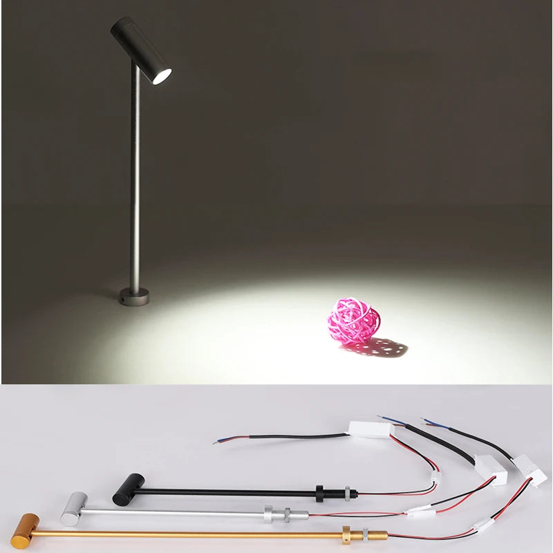 LED Showcase Spotlight 3W/LED 25° Rotatable AC 85-265V Warm Neutral Cool White Silver Black Gold
