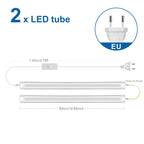 50cm LED Tube Light T5 15W T8 25W SMD2835 CRI 80 Warm Neutral Cool White AC 85-265V