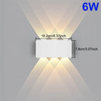 LED Outdoor Wall Light IP65 Waterproof 4W 6W 8W 10W Garden Porch Lamp AC85-265V