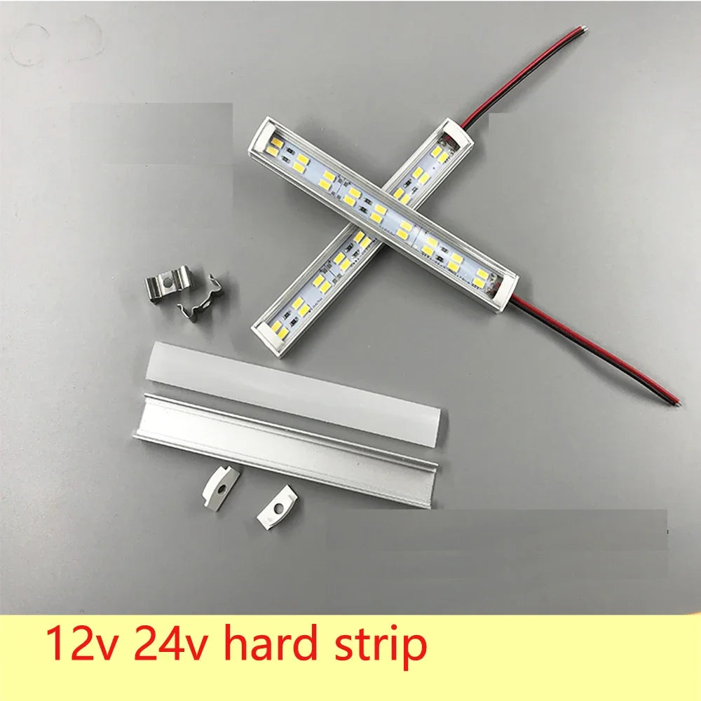 2-Pack SMD5730 LED Bar Tube 3W 5W 9cm 12cm DC 12V Warm White Cool White RGB Dimmable