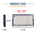 DC 12V 100W LED Flood Light IP66 SMD2835 9000lm CRI 85+ Cool White Portable Emergency