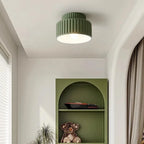 Nordic Resin LED Ceiling Light E27 Surface Mount Perforated Anti-Glare Bedroom Living Room