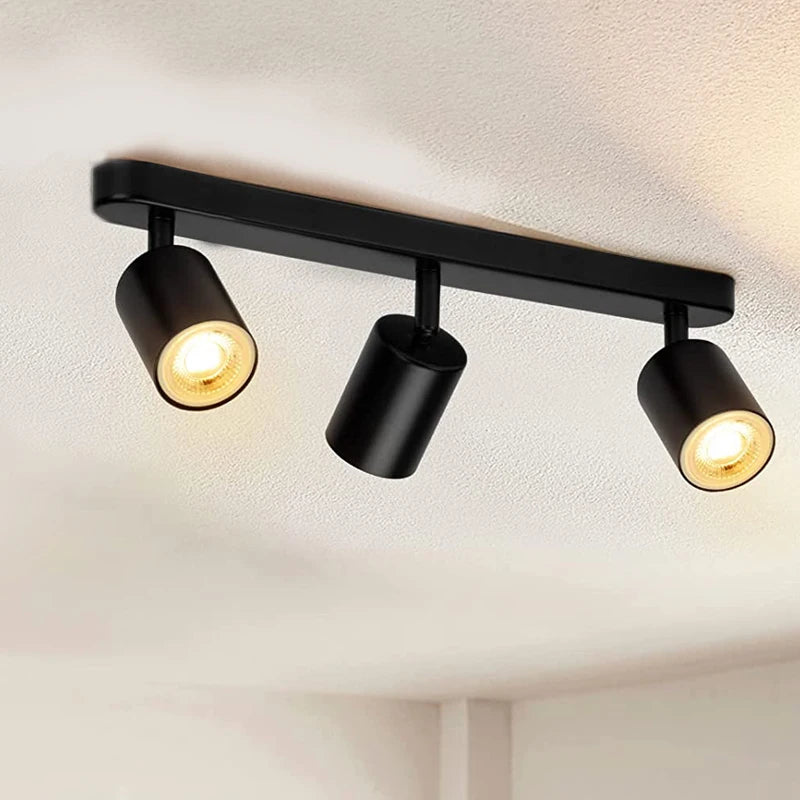 GU10 Surface Mounted LED Ceiling Spotlight 7W 12W Clothing Store Accent Lamp AC 90-260V