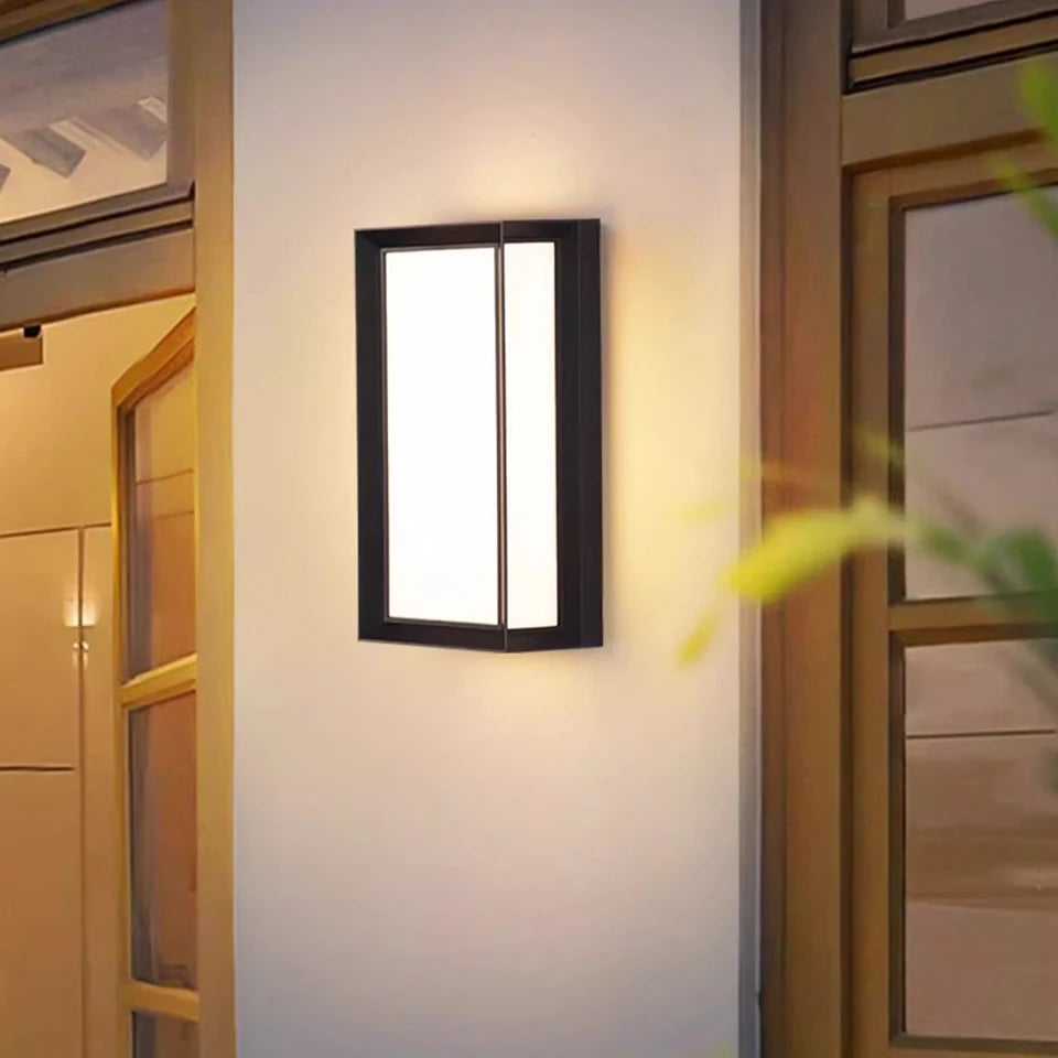 IP66 LED Outdoor Wall Light 16W 30W Radar Motion Sensor AC 85-265V Porch Garden Balcony