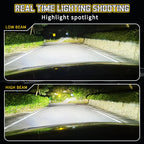 D1S D2S D2R D3S D4S D4R D5S D8S LED Headlight 35W 6000K Canbus All-in-One Fan Cooled 2-Pack