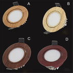 Wood LED Recessed Ceiling Light 5W AC 100-240V Warm Cool White CCC CE RoHS 1/6/10 Pack