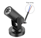 Mini LED Moving Head Beam Spotlight 1W 180 Degree AC 85-265V RGB White Warm White Red Blue Green Purple Stage DJ KTV Bar 2 Pack