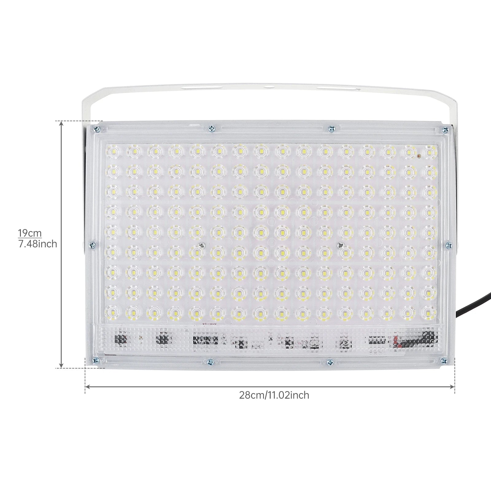 DC 12-85V LED Flood Light 144 LEDs IP65 Alligator Clip Battery Powered Camping Emergency