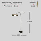 Modern Minimalist G9 Chandelier Iron Frosted Glass Up Down Touch Switch AC 90-260V