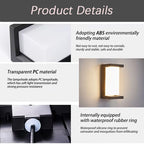 IP66 LED Outdoor Wall Light 16W 30W Radar Motion Sensor AC 85-265V Porch Garden Balcony