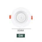 PIR Motion Sensor LED Recessed Downlight 5W 10W 15W 20W SMD 2835 CRI 85 AC 85-265V Auto On Off Corridor Hallway Stair Ceiling Spot