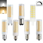 9W Dimmable LED Corn Bulb 102 SMD2835 850lm CRI 80+ 360° AC 110-220V G9 E12 E17 BA15D