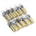 G4 LED Corn Bulb 2W 3W 5W 9W 12W 15W Silicone 360-Degree AC DC 12V 220V 10 Pack