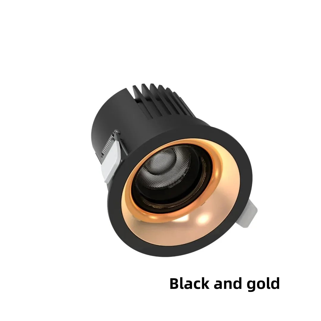 Dimmable COB LED Recessed Downlight 7W 9W 12W 15W 18W 20W 4 Beam Angles CRI 92+ 85-265V