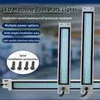 IP67 LED Machine Tool Work Light 10W to 40W Explosion Proof Waterproof Aluminum Alloy Tempered Glass AC 110-240V or DC 24-36V CNC Lathe Workshop