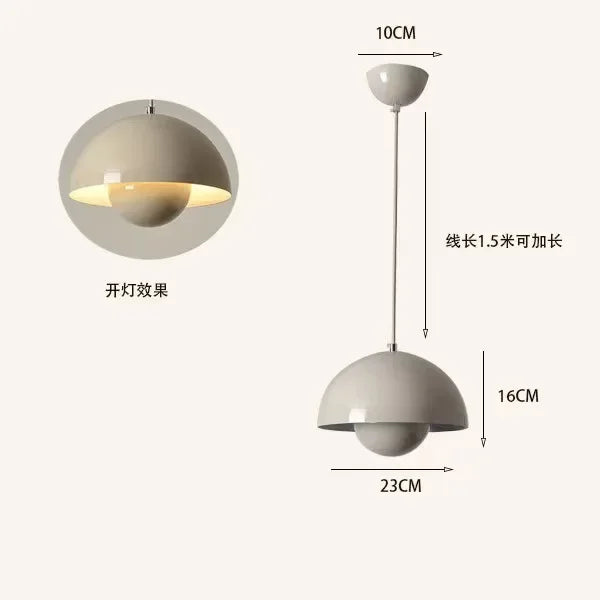 Modern E27 Metal Pendant Hanging Ceiling Light